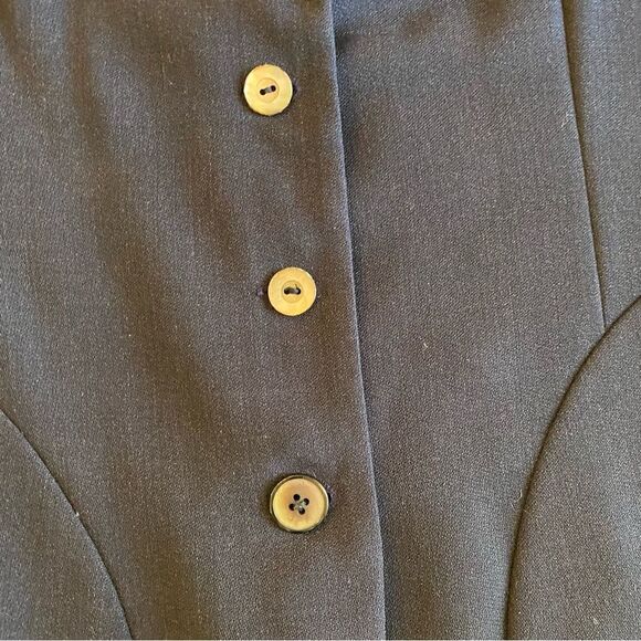 EUC Dark Blue Blazer by Canadian Designer Eldean - Picture 9 of 10